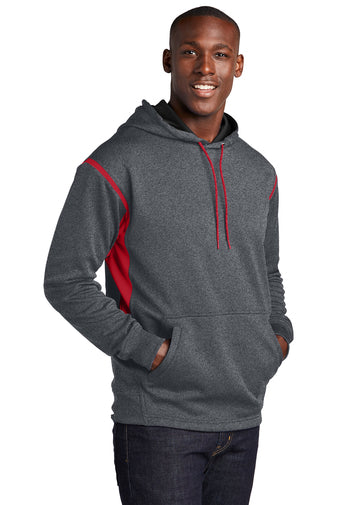 Performance Sport-Tek Colorblock Hooded Sweatshirt
