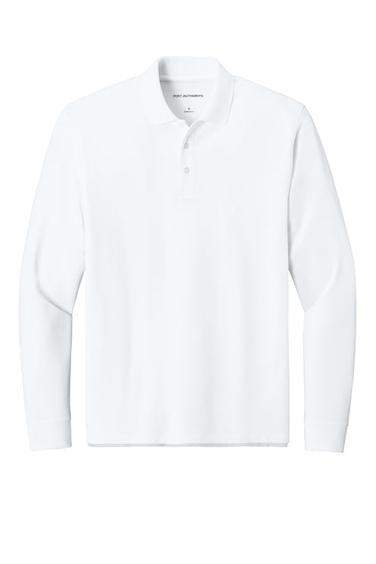 Wearever Signature Pique Long Sleeve Polo Shirt
