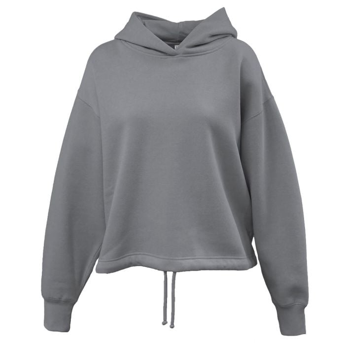 Ladies Cinch Waist Soft Sponge Hoodie