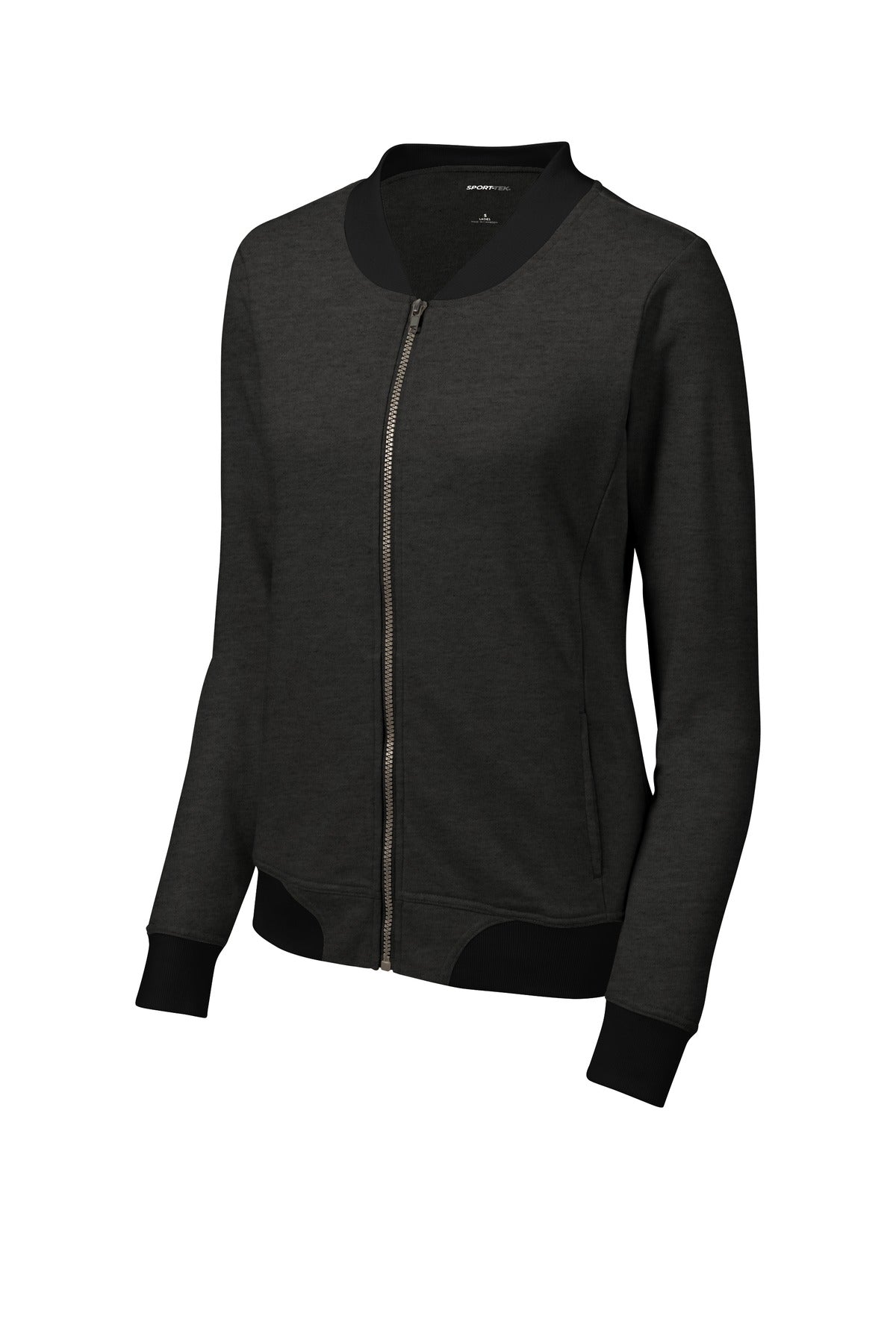 Ladies French Terry Full-Zip Bomber