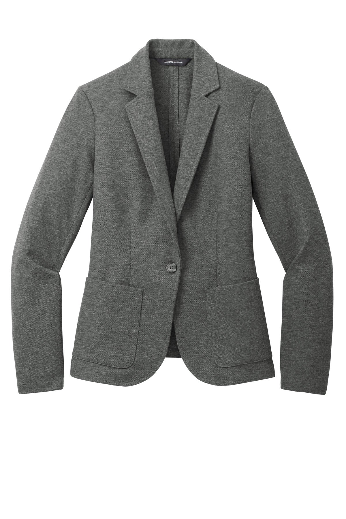 Ladies Relaxed Knit Blazer