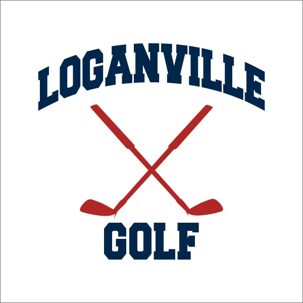 Golf Embroidery Design Template 01