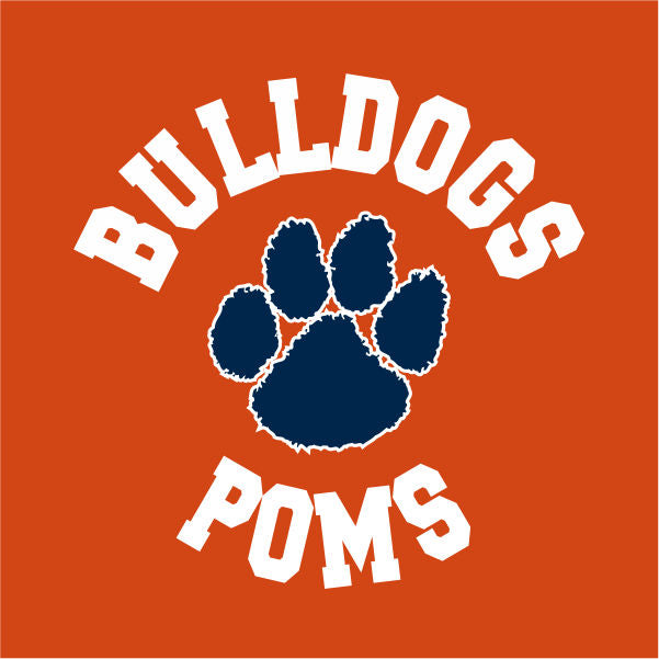 Poms Embroidery Design Template 05