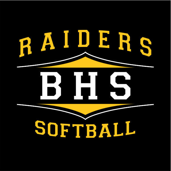 Softball Embroidery Design Template 06