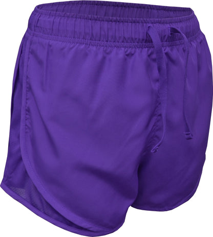 Ladies/Girls Solid Running Shorts