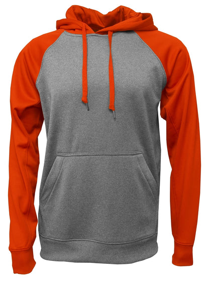 Performance Raglan Colorblock Hooded Sweatshirt