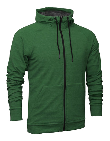 Full-Zip Scuba Neck Triblend