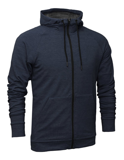 Full-Zip Scuba Neck Triblend
