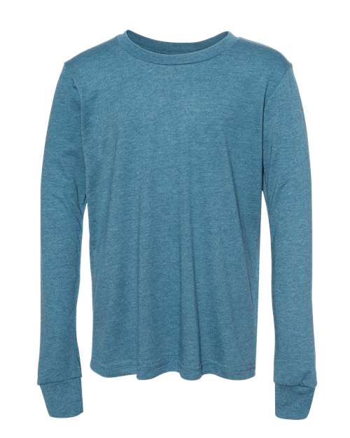 Heathered Soft Jersey Long Sleeve T-shirt