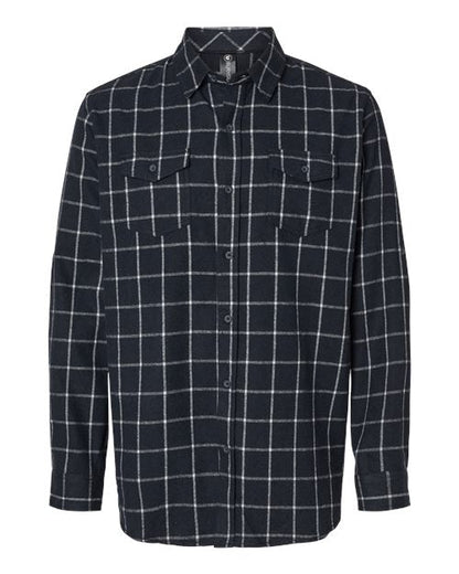 Long Sleeve Plaid Flannel Shirt