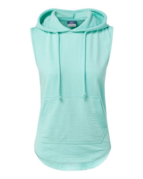 Ladies Kinsley Sleeveless Hooded Sweatshirt