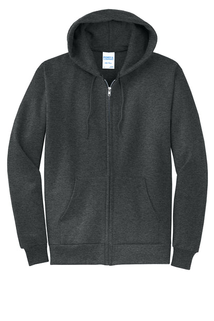 Basic Full-Zip Hooded Sweatshirt
