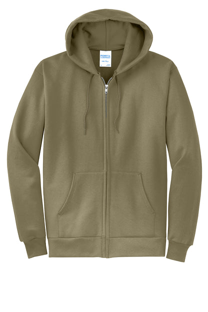 Basic Full-Zip Hooded Sweatshirt