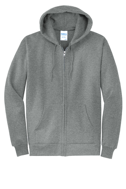 Basic Full-Zip Hooded Sweatshirt
