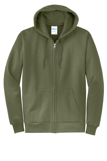Basic Full-Zip Hooded Sweatshirt