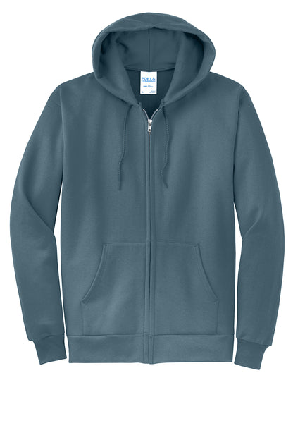 Basic Full-Zip Hooded Sweatshirt