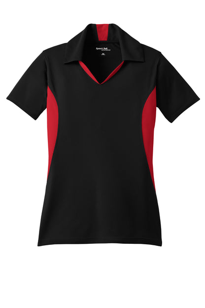 Ladies Performance Side Blocked Polo