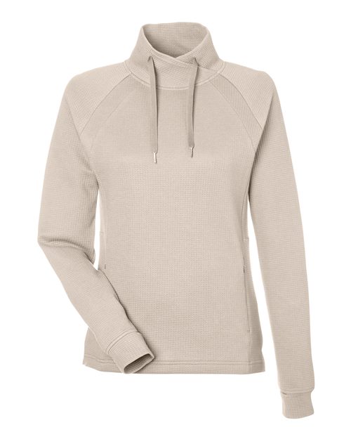 Ladies Rhythm Waffle 1/4 Zip Pullover