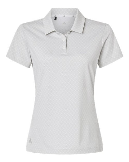 Ladies Adidas 4-Way Stretch Printed Polo