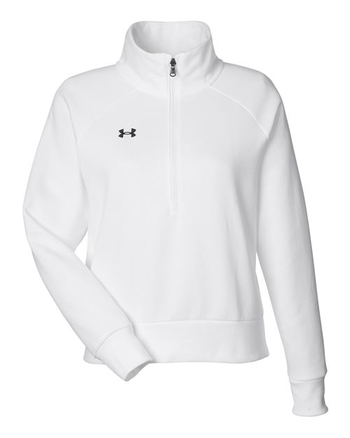 Ladies Under Armour Rival 1/4 Zip Sweatshirt