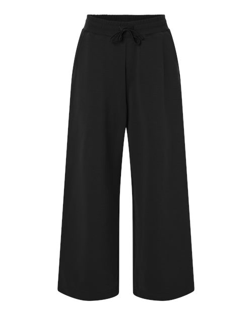 Ladies French Terry Wide Leg Pants