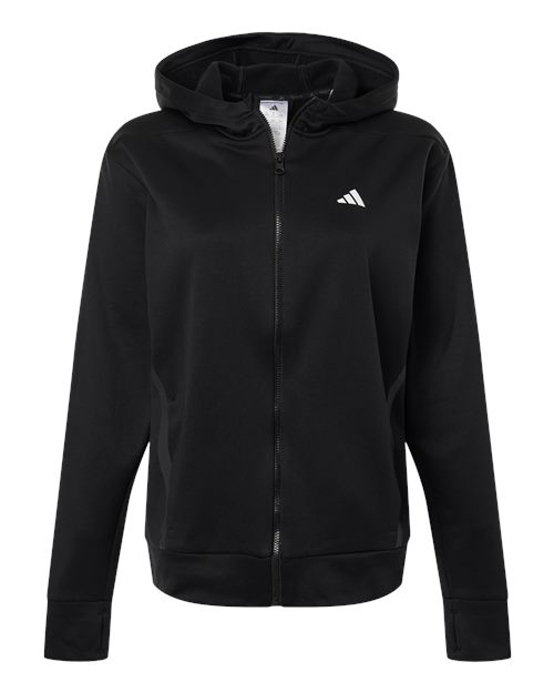 Ladies Adidas Game & Go Full-Zip Hooded Sweatshirt