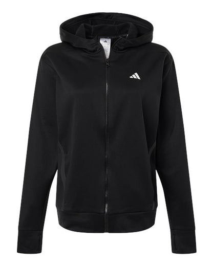 Ladies Adidas Game & Go Full-Zip Hooded Sweatshirt