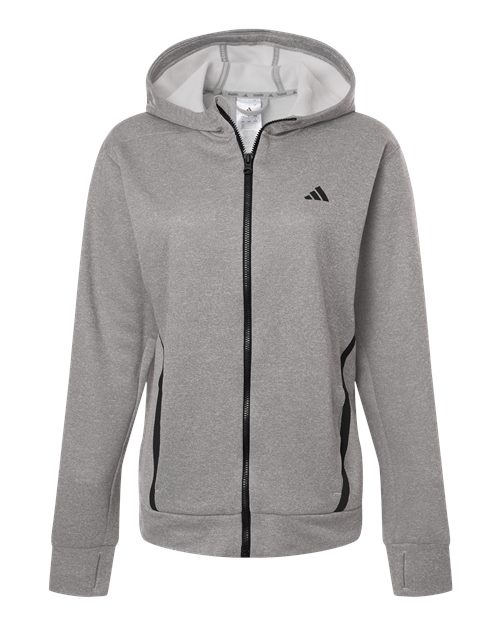 Ladies Adidas Game & Go Full-Zip Hooded Sweatshirt
