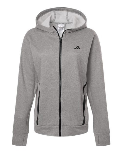 Ladies Adidas Game & Go Full-Zip Hooded Sweatshirt