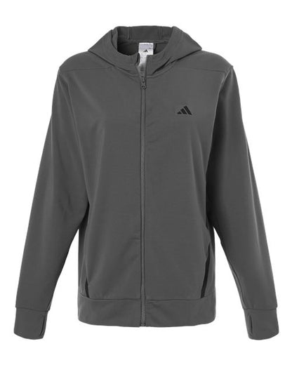 Ladies Adidas Game & Go Full-Zip Hooded Sweatshirt