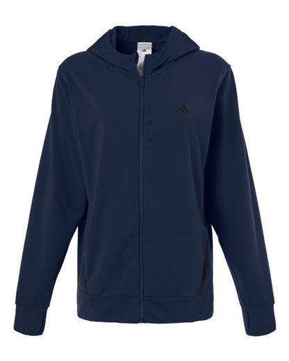 Ladies Adidas Game & Go Full-Zip Hooded Sweatshirt