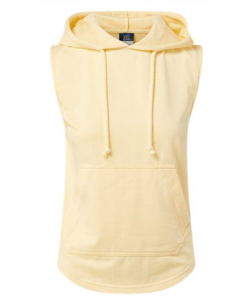 Ladies Kinsley Sleeveless Hooded Sweatshirt