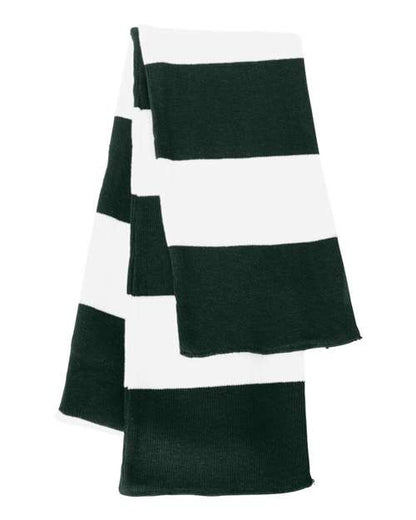 Rugby-Striped Knit Scarf (8512901644565)