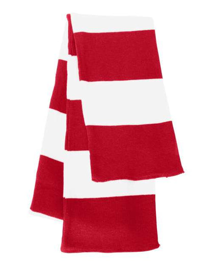 Rugby-Striped Knit Scarf (8512901644565)