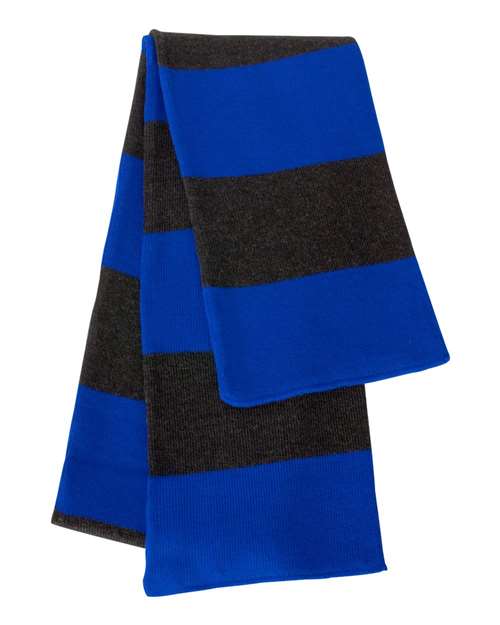 Rugby-Striped Knit Scarf (8512901644565)
