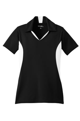 Ladies Performance Side Blocked Polo