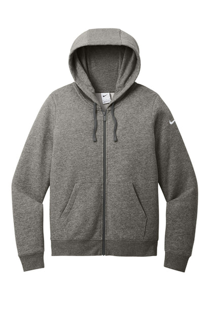 Ladies NIKE Club Fleece Full-Zip Hooded Sweatshirt
