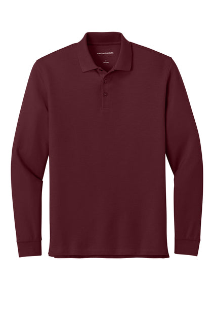 Wearever Signature Pique Long Sleeve Polo Shirt