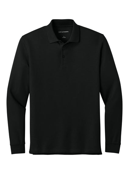 Wearever Signature Pique Long Sleeve Polo Shirt