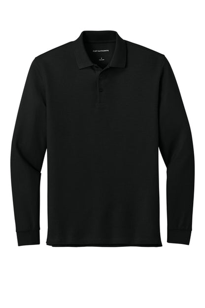 Wearever Signature Pique Long Sleeve Polo Shirt