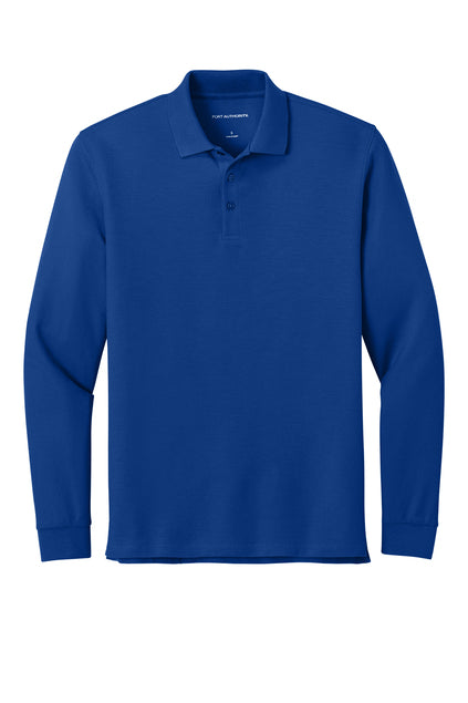 Wearever Signature Pique Long Sleeve Polo Shirt
