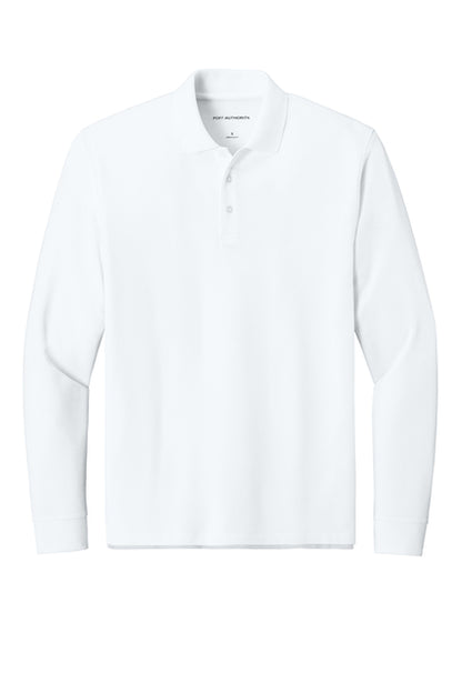 Wearever Signature Pique Long Sleeve Polo Shirt