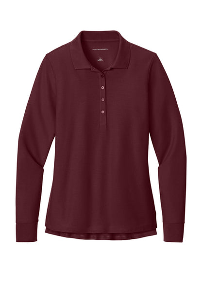 Ladies Wearever Signature Pique Long Sleeve Polo