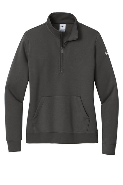 Ladies NIKE Club Fleece 1/2 Zip Sweatshirt