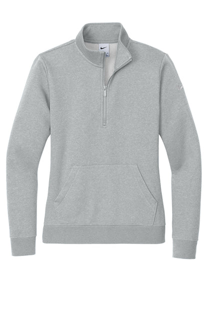 Ladies NIKE Club Fleece 1/2 Zip Sweatshirt