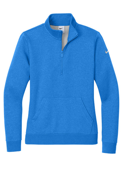 Ladies NIKE Club Fleece 1/2 Zip Sweatshirt