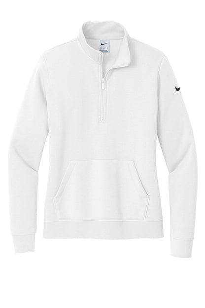 Ladies NIKE Club Fleece 1/2 Zip Sweatshirt