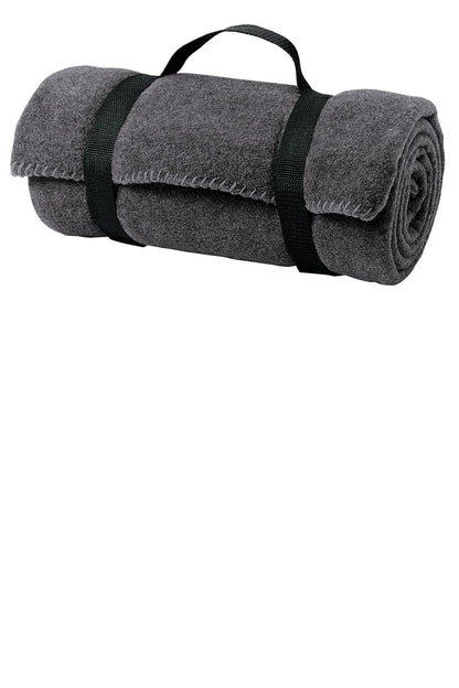Fleece Blanket with straps (8481172521237)