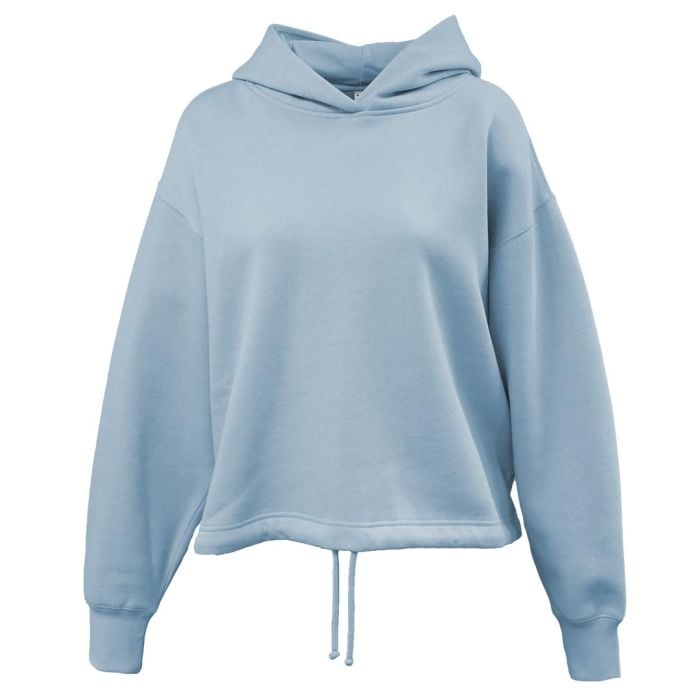 Ladies Cinch Waist Soft Sponge Hoodie