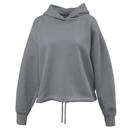 Ladies Cinch Waist Soft Sponge Hoodie